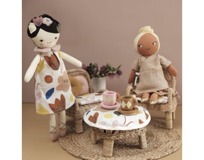 FABELAB Chaise pour Poup�e en Rotin (2)