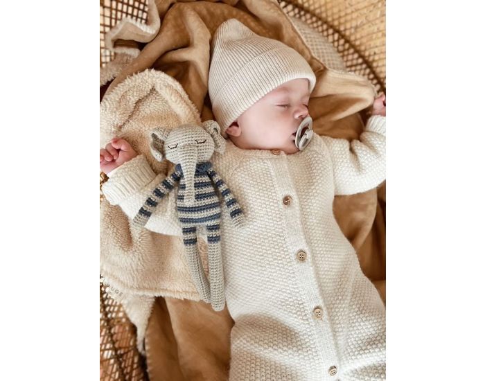 PATTI OSLO Doudou en crochet Ellie l'�l�phant - D�s La Naissance (1)