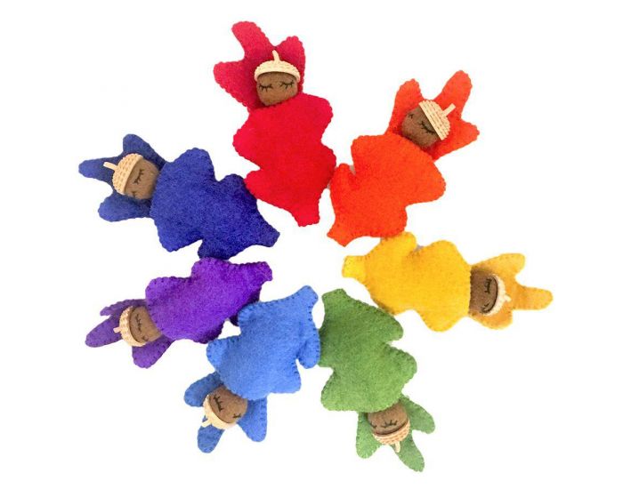 PAPOOSE TOYS R�veurs des Bois Rainbow - Set de 7 - D�s 3 ans - PAPOOSE TOYS (9)