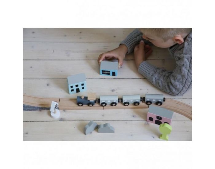 JABADABADO Grand Circuit Train en Bois - D�s 3 ans (2)