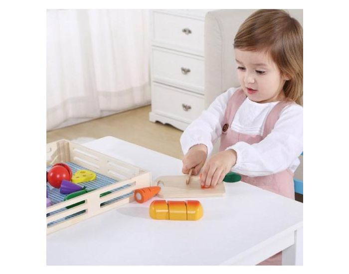 TOOKY TOY Jouet en Bois Plateau de L�gumes - D�s 18 mois  (2)