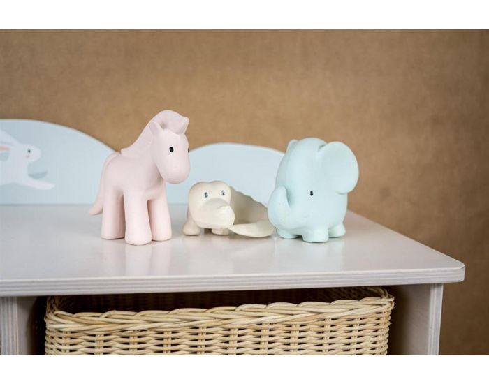 TIKIRI Set de 3 Animaux en Caoutchouc Naturel Marshmallow - D�s la naissance (2)