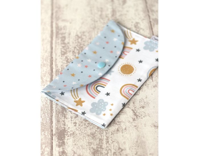 CREACOTON Pochette Enfant en Coton Biologique - Rainbow (1)