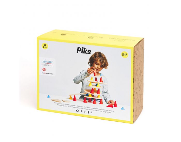 OPPI Jeu de Construction Piks  - Medium Kit - D�s 3 ans (4)