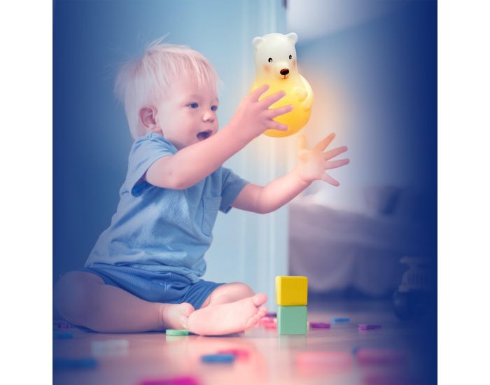 PABOBO Veilleuse Ours Lumicolor (3)