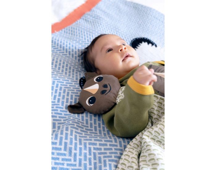 COQ EN P�TE Doudou Rhinoc�ros - D�s la Naissance Vert (2)