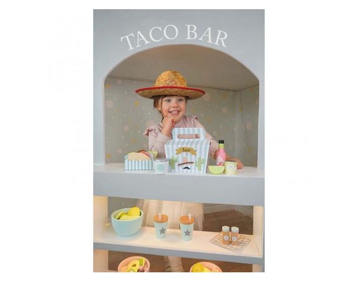 JABADABADO Jouet en Bois Dinette Tacos Set - D�s 2 ans (4)