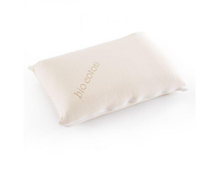 MATELAS NO STRESS Oreiller Bio en Coton et Latex bio - 40x60 cm (1)
