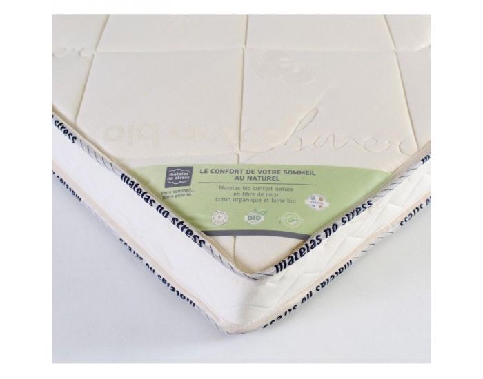 MATELAS NO STRESS Matelas Enfant Fibres de Coco - 10 cm (3)