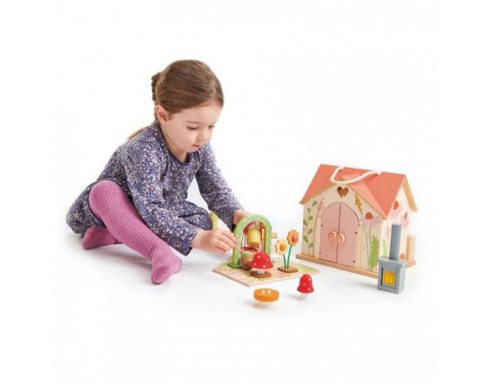 TENDER LEAF TOYS Maison de Poup�e en Bois Rosewood - D�s 3 ans  (3)