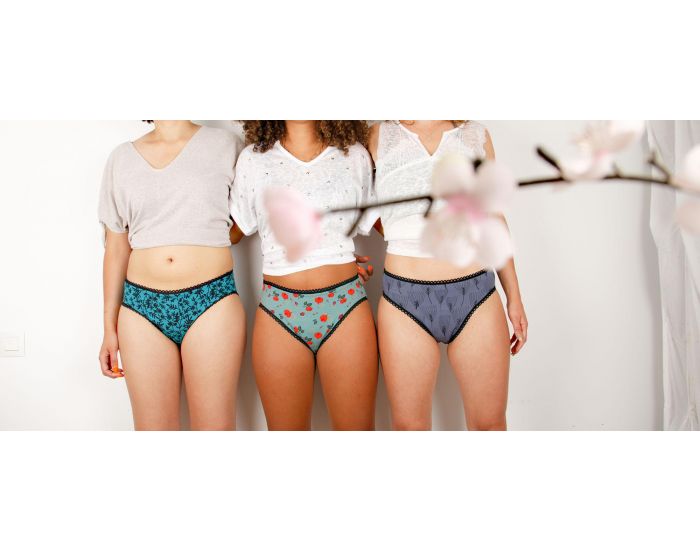 BIOLUNES Culotte Menstruelle en Coton Biologique - Barbara - Mini (1)