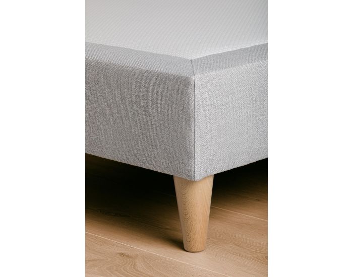 KADOLIS Sommier Tapissier - Scandinave - Base Bois (2)