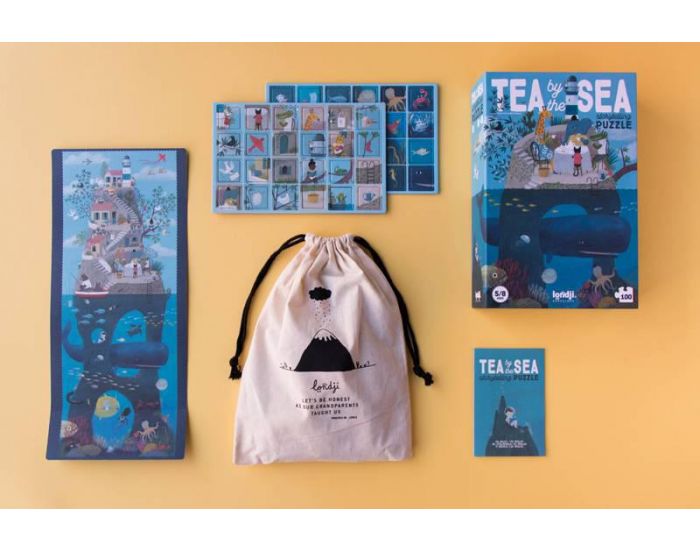 LONDJI Puzzle Tea By The Sea 100 Pi�ces - D�s 5 ans (2)