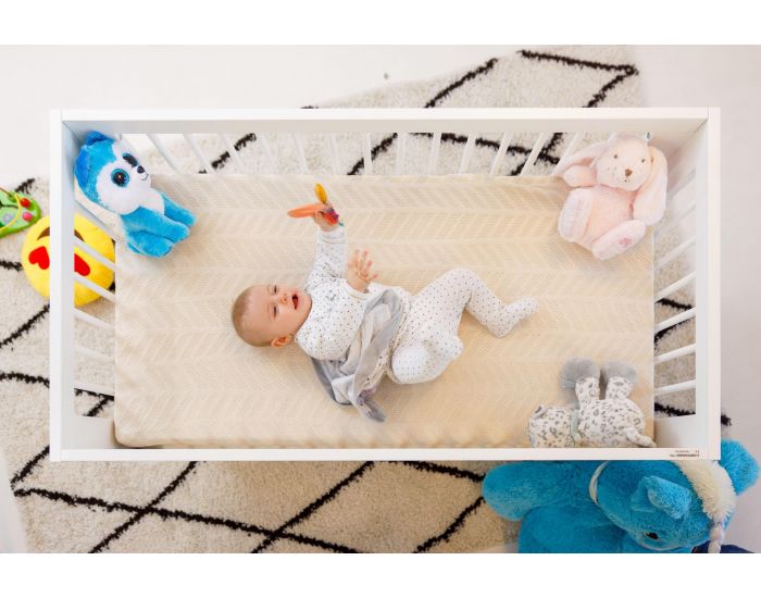 OONAU Housse de Rechange en Coton bio - Matelas Bb (3)