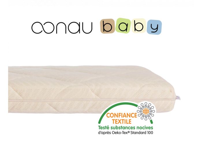OONAU Matelas B�b� Coton Bio - Respirant & Sain (2)
