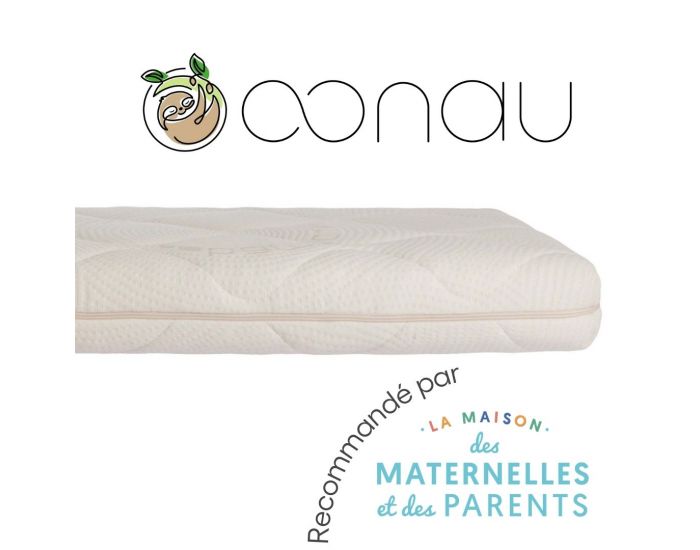 OONAU Matelas B�b� Viscose de Bambou - Douceur & S�r�nit� (4)