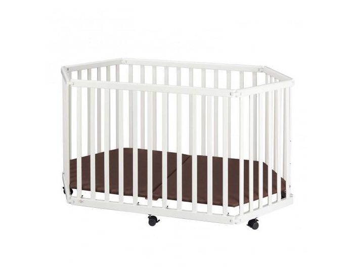 TISSI Parc B�b� Pliable - Bois Naturel (6)