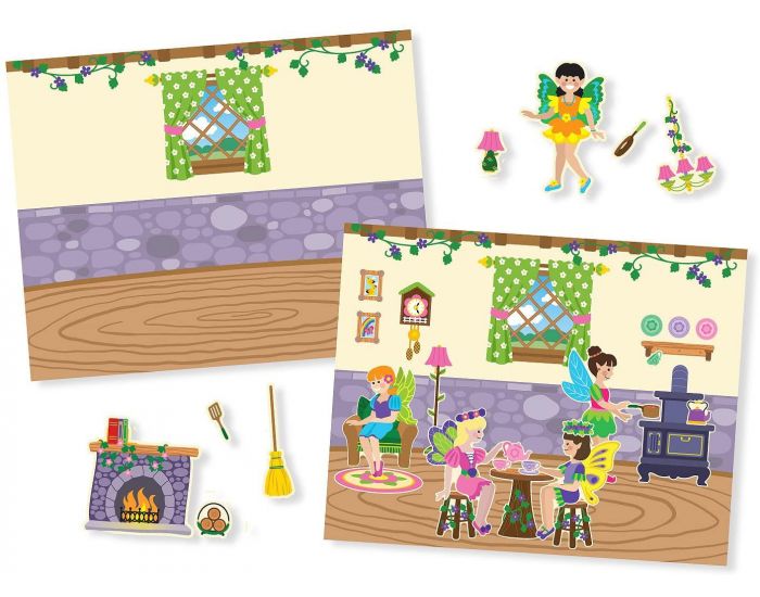 MELISSA & DOUG Autocollants r�utilisables - F�es - D�s 3 ans (2)