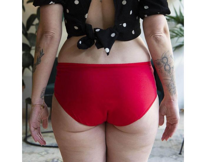 ELIA Shorty Menstruel Sixtine Coquelicot - Flux Abondant (3)