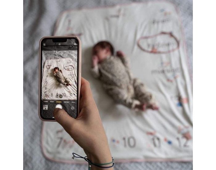 SNAP THE MOMENT Couverture �tape B�b� - Baby grey  (3)