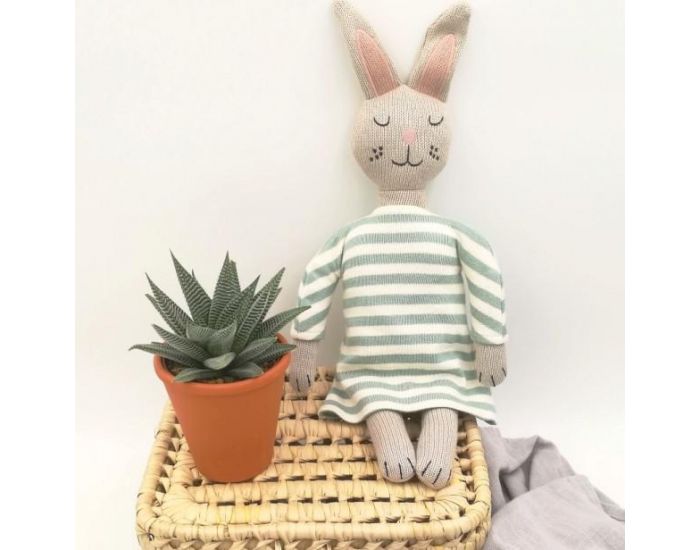 BEST YEARS Grande Poup�e Bunny en Coton Bio - D�s la Naissance (1)