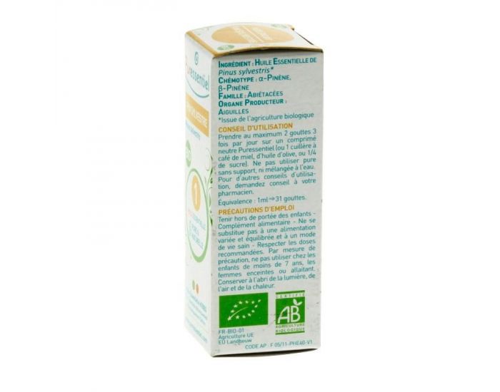 PURESSENTIEL - Huile Essentielle Pin Sylvestre Bio - 5ml (2)