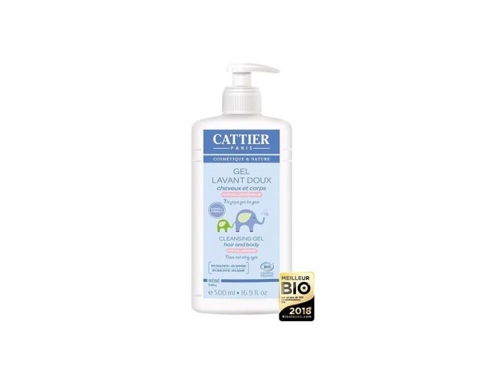 CATTIER Gel Lavant Doux - B�b� - 500 ml (1)