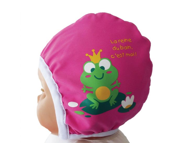 PIWAPEE Bonnet de bain Bb Nageur - Rainette Rose framboise (1)