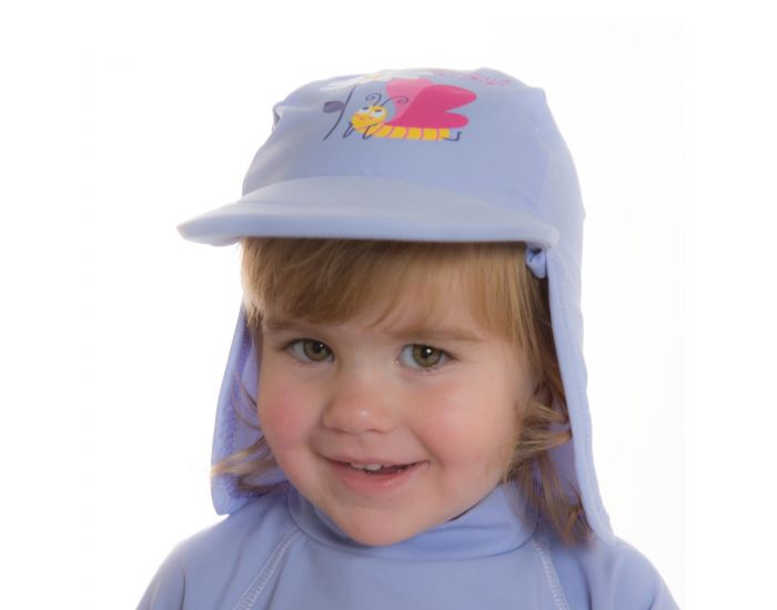 PIWAPEE Casquette Anti UV UPF50+ - lgionnaire Papillon (1)