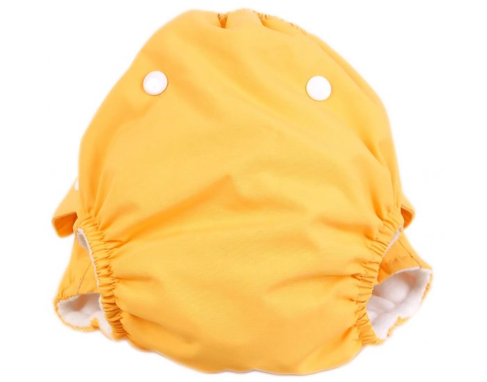 PIWAPEE Couche d'Apprentissage Step-in avec Ouverture Latrale - Jaune Pastel (1)