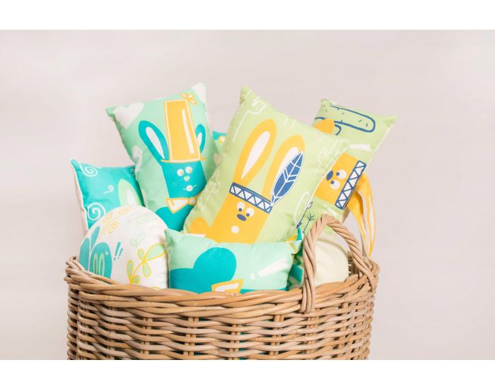 CHABADABADA Coussin  Oreilles Lapinou (4)