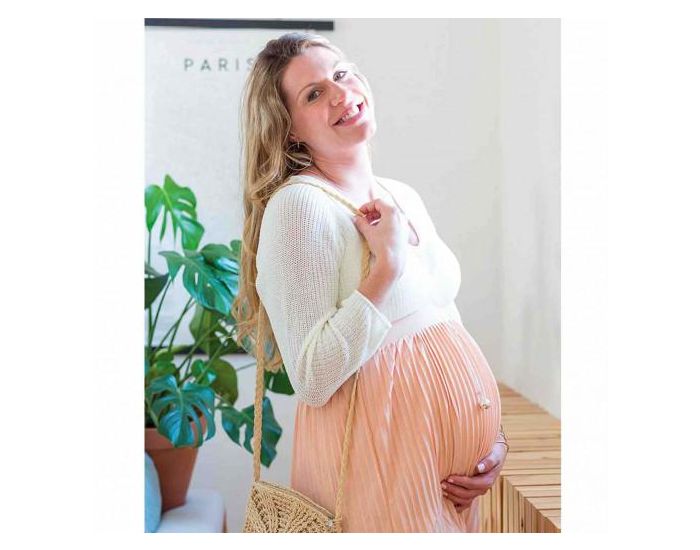 SEVIRA KIDS Bola de Grossesse - Feuille d'Or Rose (1)