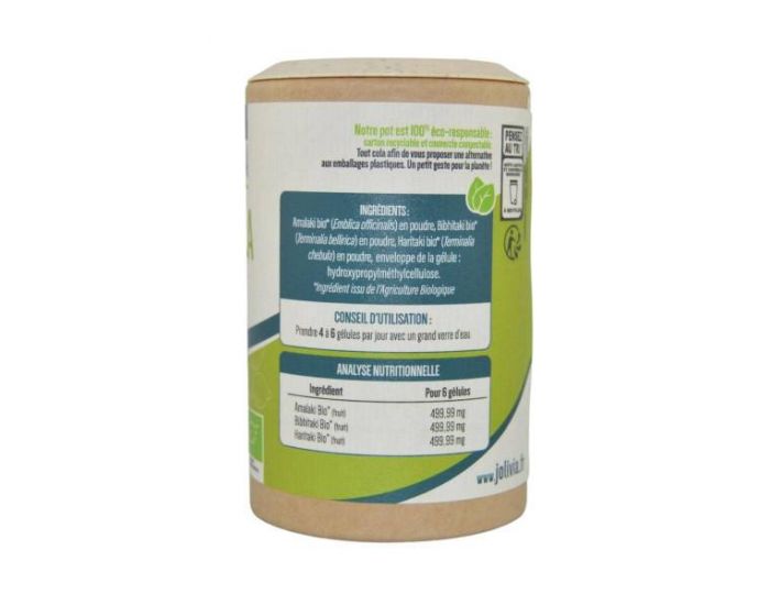 JOLIVIA Triphala Bio - 200 g�lules de 250 mg (1)