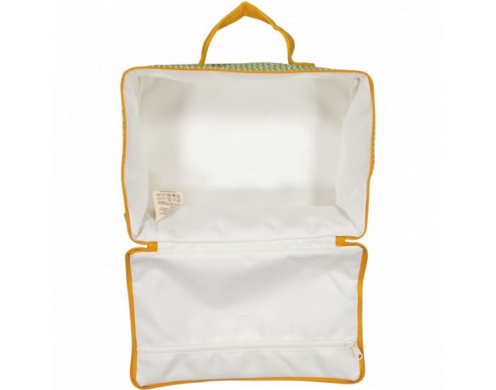 COQ EN P�TE Valisette en Coton Bio - RHINOC�ROS Vert (2)