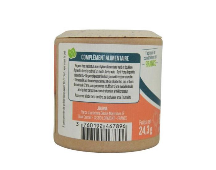 JOLIVIA Rhodiola Safran Bio - 60 g�lules v�g�tales de 30 mg (5)