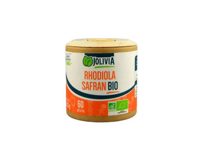 JOLIVIA Rhodiola Safran Bio - 60 g�lules v�g�tales de 30 mg (6)