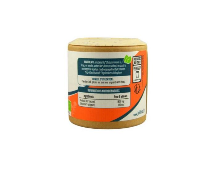 JOLIVIA Rhodiola Safran Bio - 60 g�lules v�g�tales de 30 mg (7)