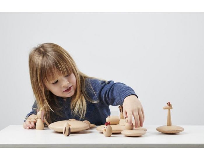 TICKIT Animaux en Bois - D�s 3 ans - Lot de 10 (4)