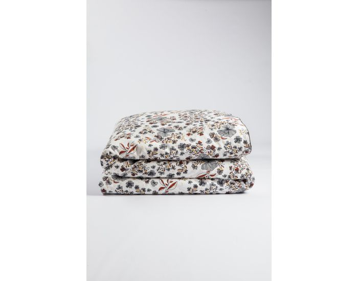 KADOLIS Housse de couette en Coton BIO pour lit 1 personne Flora (2)