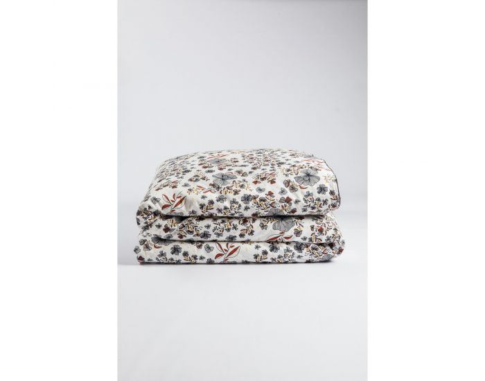 KADOLIS Housse de couette en Coton BIO pour lit 1 personne Flora (8)