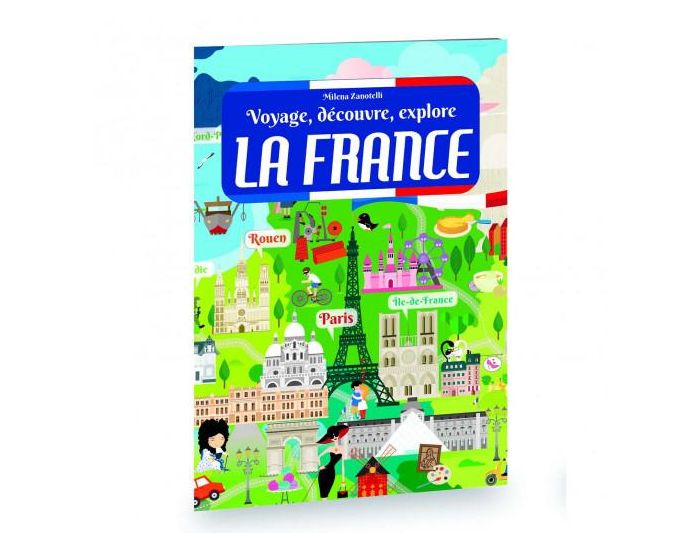 SASSI JUNIOR Puzzle & Livre - Voyagez, D�couvrez, Explorez, La France - D�s 6 Ans (2)