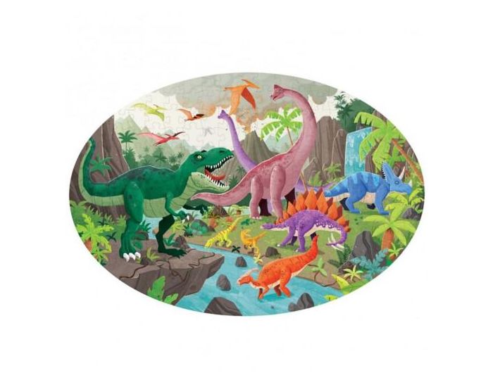 SASSI JUNIOR Puzzle & Livre - Voyagez, D�couvrez, Explorez, Les Dinosaures - D�s 6 Ans (1)