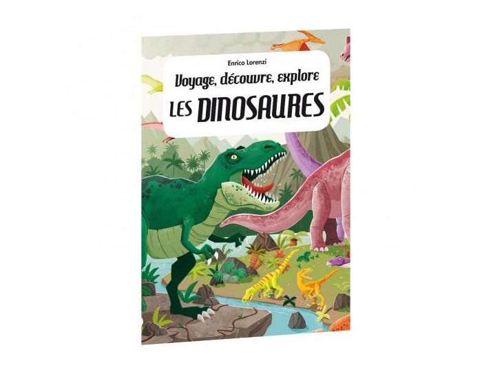 SASSI JUNIOR Puzzle & Livre - Voyagez, D�couvrez, Explorez, Les Dinosaures - D�s 6 Ans (2)