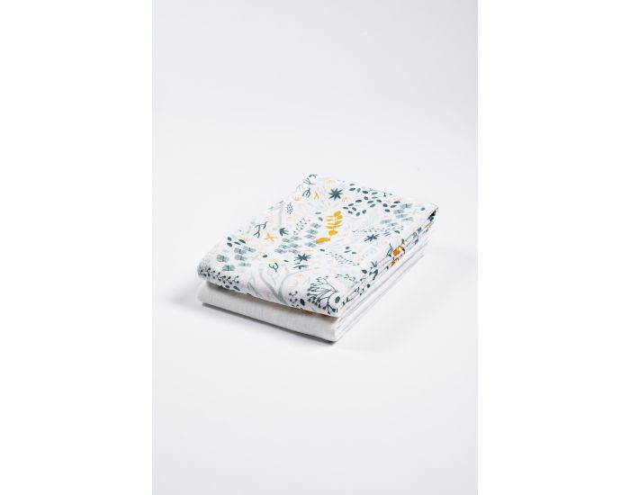 KADOLIS Maxi langes 100% coton bio � motifs Yukari - Lot de 2 (3)