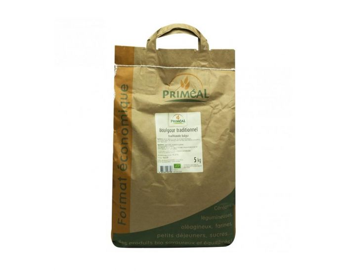 PRIMEAL Boulgour Bio Traditionnel RHD - 5 kg (1)