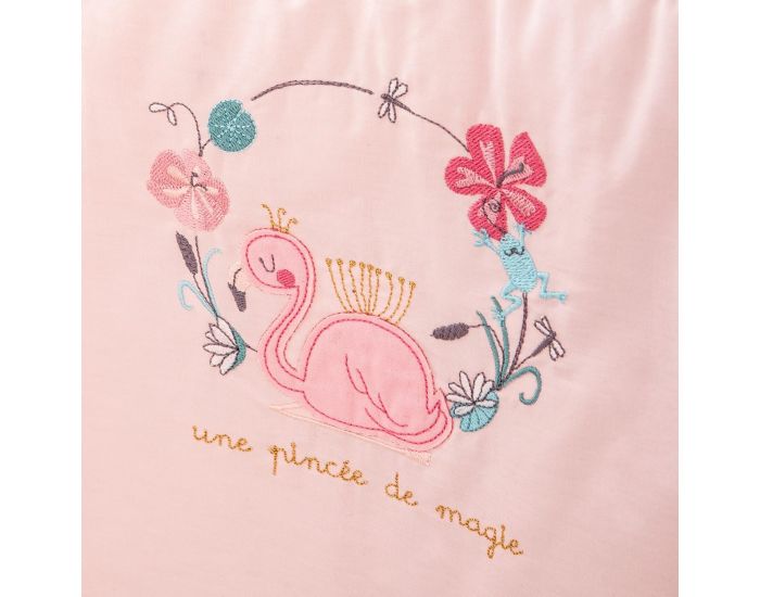 LITTLE CREVETTE Tour de lit Flamant rose (5)