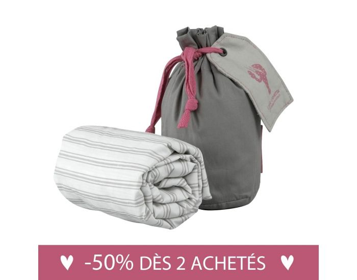 LITTLE CREVETTE Drap-housse Zphyr 60 x 120 cm (4)