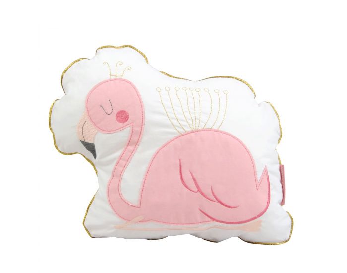 LITTLE CREVETTE Coussin Flamant rose (9)