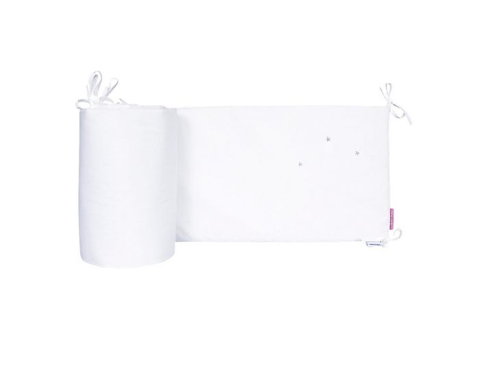 LITTLE CREVETTE Tour de lit blanc Sweet Dreams (2)