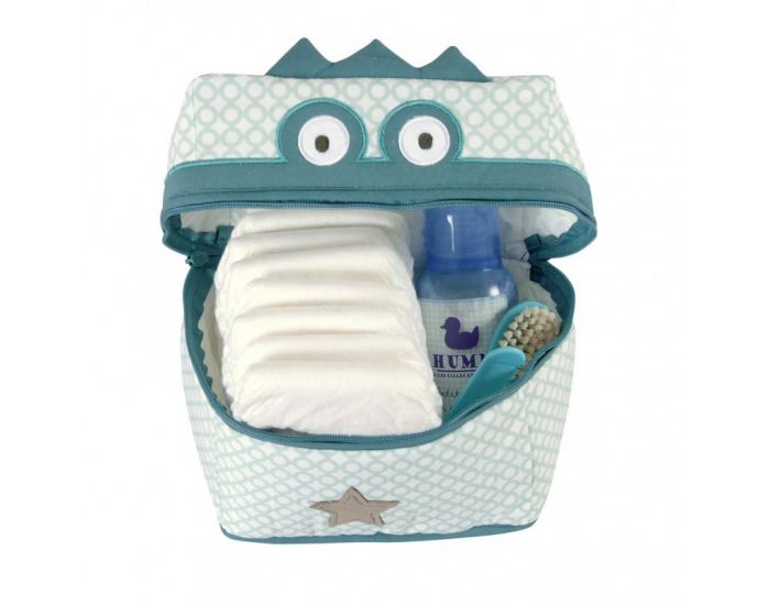 LITTLE CREVETTE Trousse de toilette Crocrodile (1)